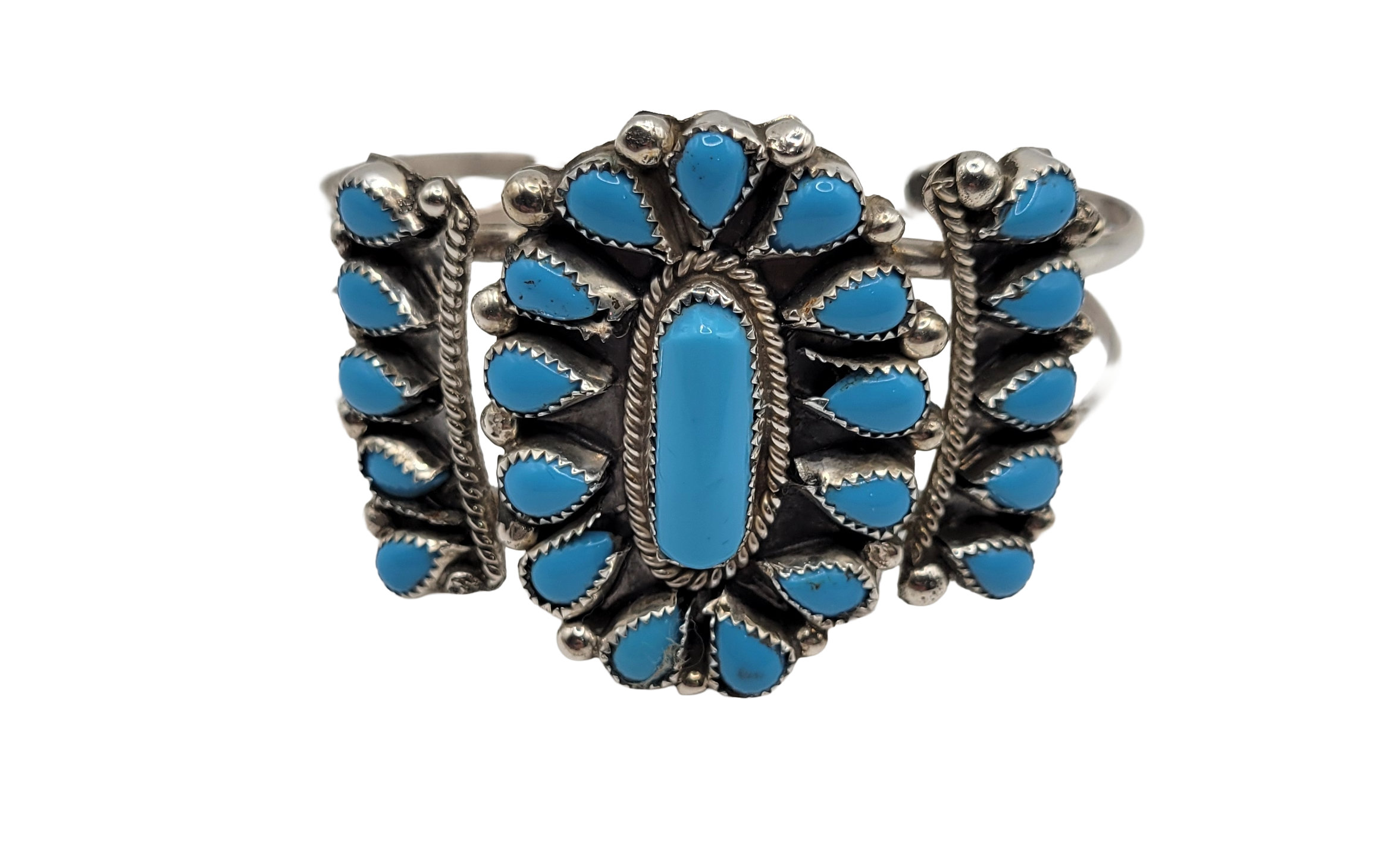 Turquoise Cluster Bracelet